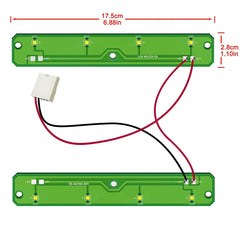 W11043011 W10866538 Whirlpool Kenmore Maytag Amana Ikea Refrigerator LED Light Module Replacment -No Cover HPUY