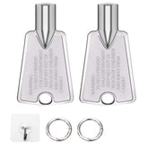 216702900 Metal freezer key for kenmore Upright GE freezer HPUY