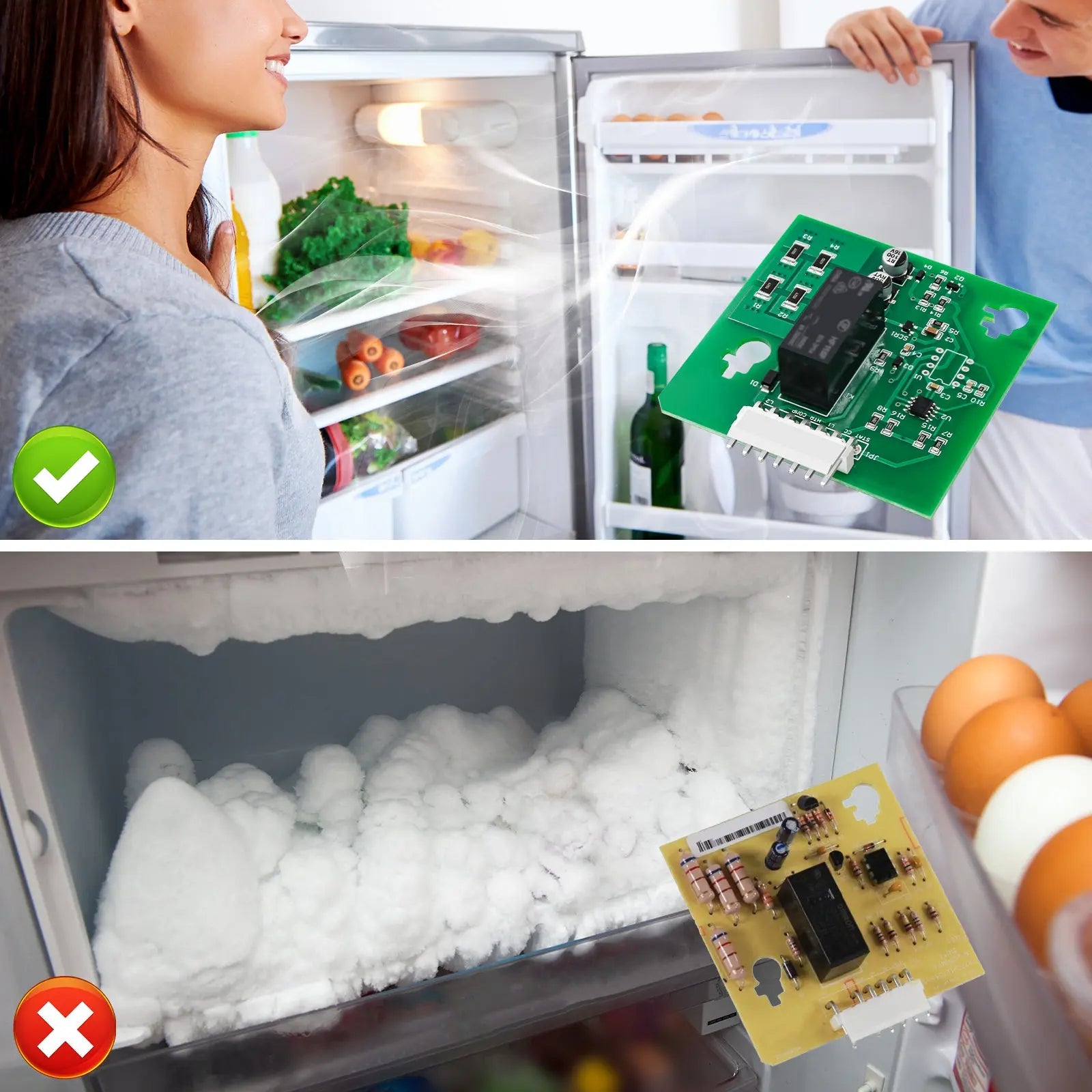 67004704 Refrigerator Adaptive Defrost Board for Maytag Amana Refrigerator HPUY