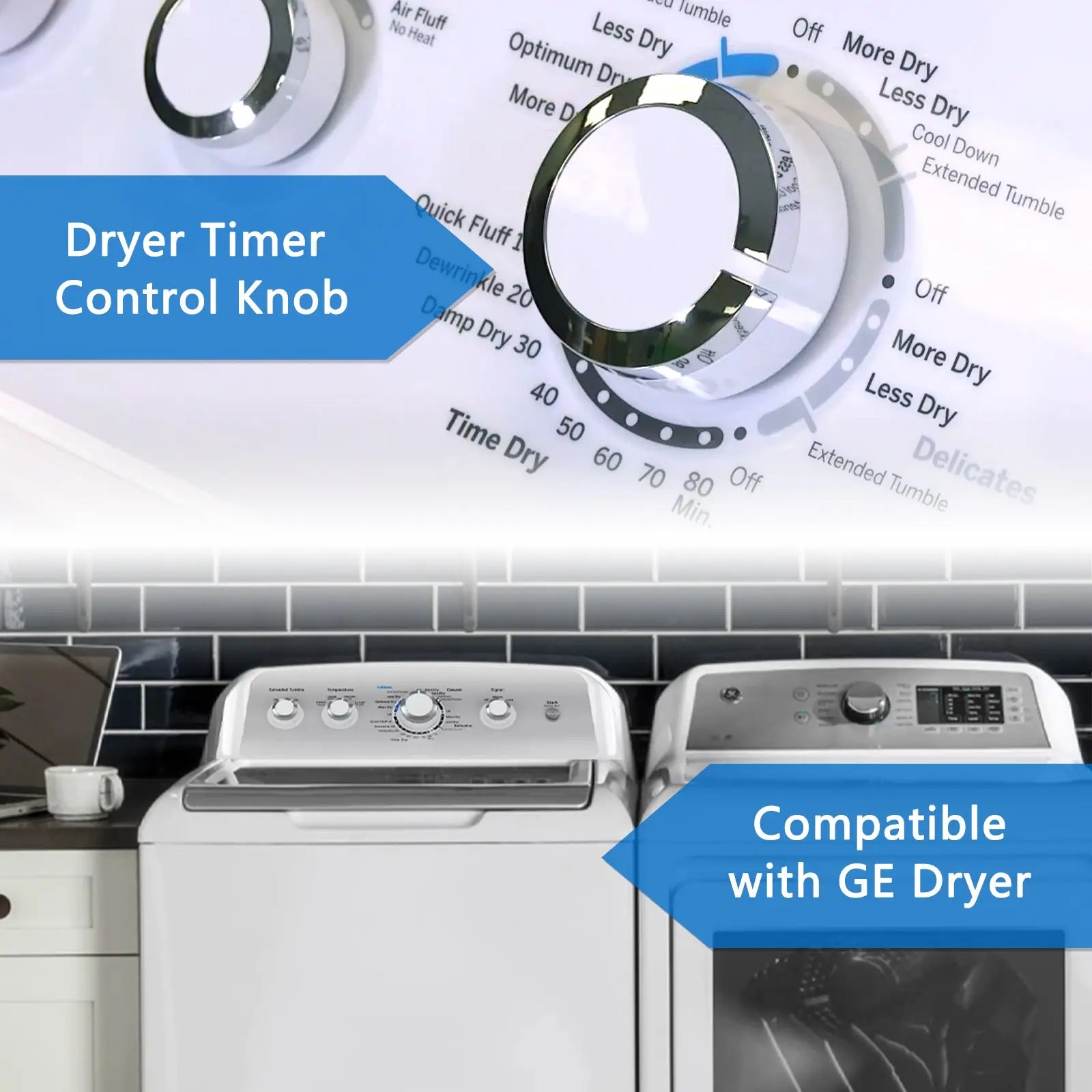 WE01X24552 Dryer Timer Control Knob HPUY