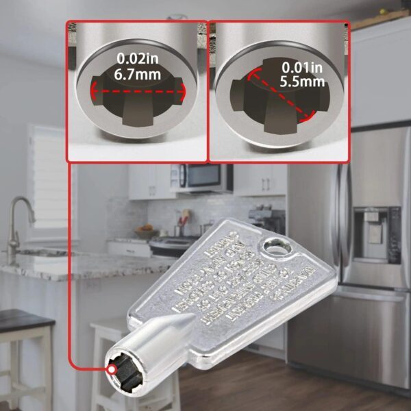 216702900 Metal freezer key for kenmore Upright GE freezer HPUY
