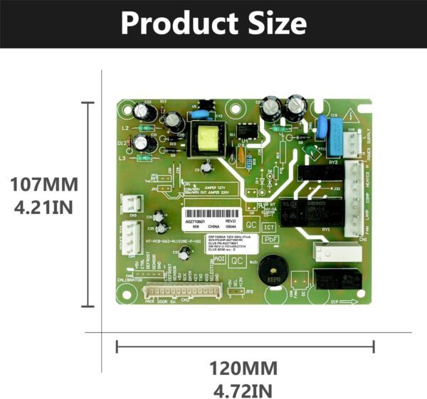 A02710601 Frigidaire Refrigerator Control Board Compatible Electrolux Kenmore