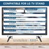 MAM649841 LG 55 TV LG 50" TV LG 49" TV TV stand HPUY