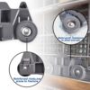 W10195416 KitchenAid Dishwasher Rack Wheels Compatible Whirlpool Maytag