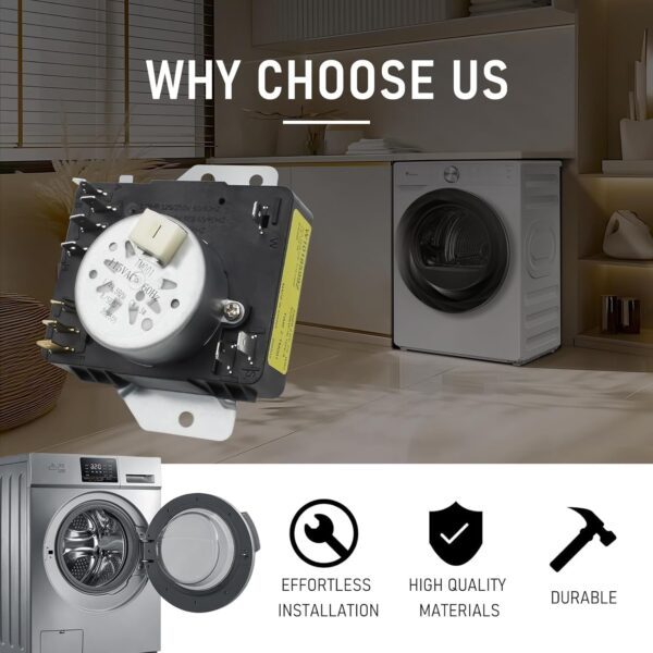 WPW10185992_Whirlpool_Dryer_Timer_Compatible_Mayta_3 WPW10185992 Whirlpool Dryer Timer Compatible Maytag Kenmore