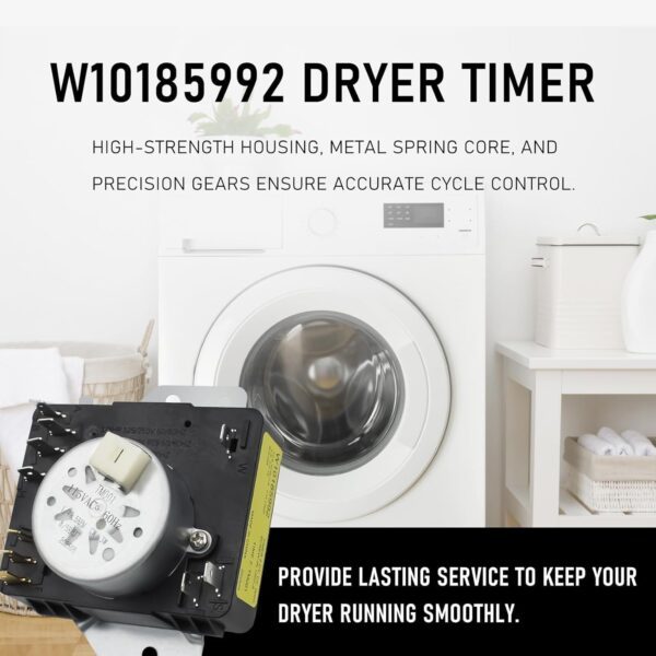 WPW10185992_Whirlpool_Dryer_Timer_Compatible_Mayta_4 WPW10185992 Whirlpool Dryer Timer Compatible Maytag Kenmore