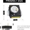 WPW10185992_Whirlpool_Dryer_Timer_Compatible_Mayta_6 WPW10185992 Whirlpool Dryer Timer Compatible Maytag Kenmore