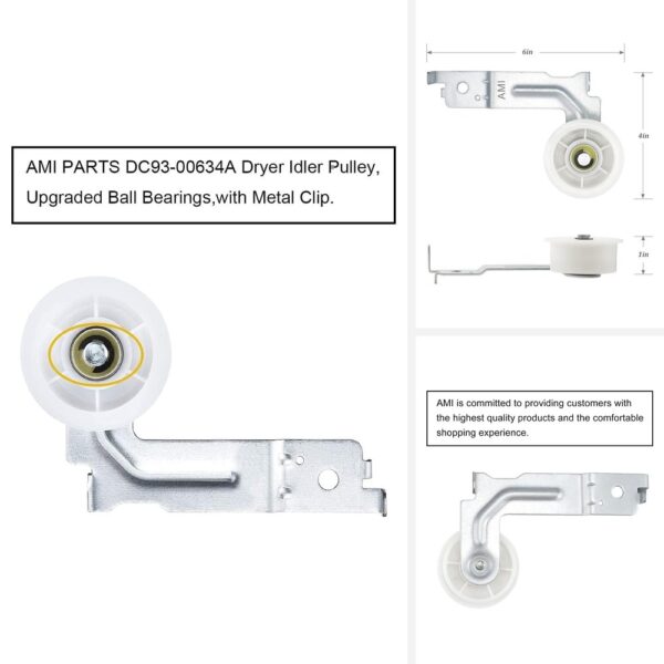 DC96-00882B Idler Pulley Replacement for Samsung Dryer
