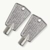 2PCS 216702900 Freezer Door Key Replacement for Frigidaire Kenmore GE Freezer