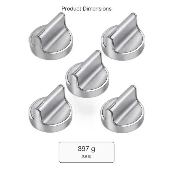 W10594481 Control Knobs Replacement for Whirlpool Oven/Range