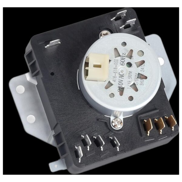 Maytag Timer B0F2HNMPG4 detail view showing Metal, Plastic and Black